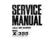 Cover page of AKAI X-355D Service Manual
