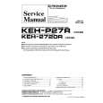 Cover page of PIONEER KEH2720R X1M/GR Service Manual