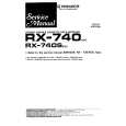Cover page of PIONEER RX-740S Service Manual
