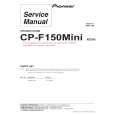 Cover page of PIONEER CP-F150MINI/XTWEW5 Service Manual