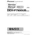 Cover page of PIONEER DEH-P7900UB Service Manual