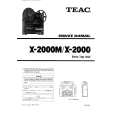 Cover page of TEAC X-2000 Service Manual