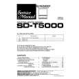 Cover page of PIONEER SD-T5000 Service Manual