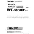 Cover page of PIONEER DEH-5000UB/X1P/EW5 Service Manual