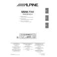 Cover page of ALPINE MDM7741 Owner's Manual