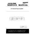 Cover page of ALPINE MVR1507 Service Manual