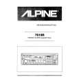 Cover page of ALPINE 7619R Owner's Manual