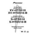 Cover page of PIONEER XV-HTD510(-B) Owner's Manual
