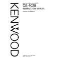 Cover page of KENWOOD CS4025 Owner's Manual