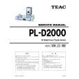 Cover page of TEAC PL-D2000 Service Manual