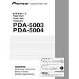 Cover page of PIONEER PDA-5003 Owner's Manual