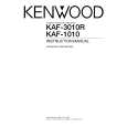 Cover page of KENWOOD KAF-1010 Owner's Manual