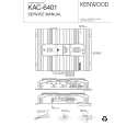 Cover page of KENWOOD KAC6401 Service Manual
