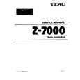 Cover page of TEAC Z7000 Service Manual