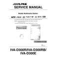Cover page of ALPINE IVA-D300E Service Manual
