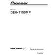Cover page of PIONEER DEH-1150MP/X1N/EC Owner's Manual