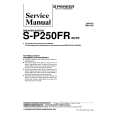 Cover page of PIONEER SP250FR XE/FR Service Manual