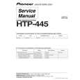 Cover page of PIONEER HTP-445/KUXJI/CA Service Manual