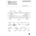 Cover page of KENWOOD KDCX717 Service Manual
