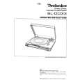 Cover page of TECHNICS SL-DD33 Owner's Manual