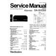 Cover page of TECHNICS SA-GX550 Service Manual