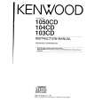 Cover page of KENWOOD 103CD Owner's Manual