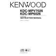 Cover page of KENWOOD KDC-MPV7026 Owner's Manual