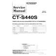 Cover page of PIONEER CT-S440S Service Manual