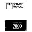 Cover page of NAD 7000 Service Manual
