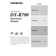 Cover page of ONKYO DXR700 Owner's Manual