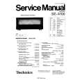 Cover page of TECHNICS SAE100 Service Manual