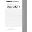 Cover page of PIONEER VSX-D2011 Owner's Manual