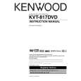 Cover page of KENWOOD KVT-817DVD Owner's Manual