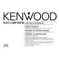 Cover page of KENWOOD KDC-CMP59FM Owner's Manual