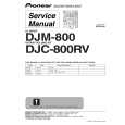 Cover page of PIONEER DJM-800 Service Manual