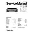 Cover page of TECHNICS SHX1000 Service Manual