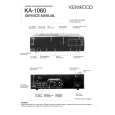 Cover page of KENWOOD KA-1060 Service Manual