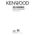 Cover page of KENWOOD XD-9580MD Owner's Manual