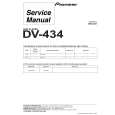 Cover page of PIONEER DV-434 Service Manual