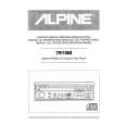 Cover page of ALPINE 7915M Owner's Manual