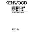 Cover page of KENWOOD DPX-MP4110 Owner's Manual