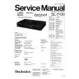 Cover page of TECHNICS SLP100 Service Manual