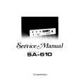 Cover page of PIONEER SA-610 Service Manual