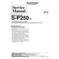 Cover page of PIONEER SP250 XE Service Manual