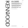 Cover page of KENWOOD KA-3300D Owner's Manual