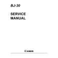 Cover page of CANON BJ-30 Service Manual