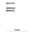 Cover page of CANON BJC-210 Service Manual