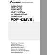 Cover page of PIONEER PDP-42MVE1 Owner's Manual