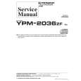 Cover page of PIONEER YPM2036ZF Service Manual