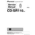 Cover page of PIONEER CD-SR110 Service Manual